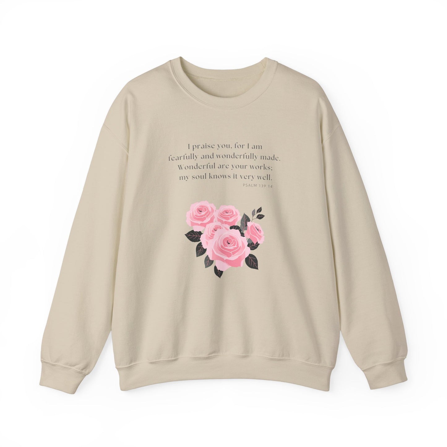 Unisex Heavy Blend™ Crewneck Sweatshirt - Psalm 139:14