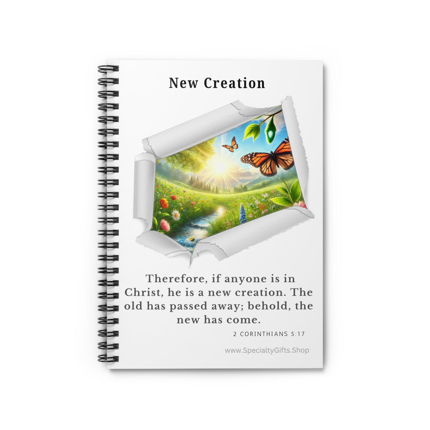 Notebook - New Creation - 2 Corinthians 5:17