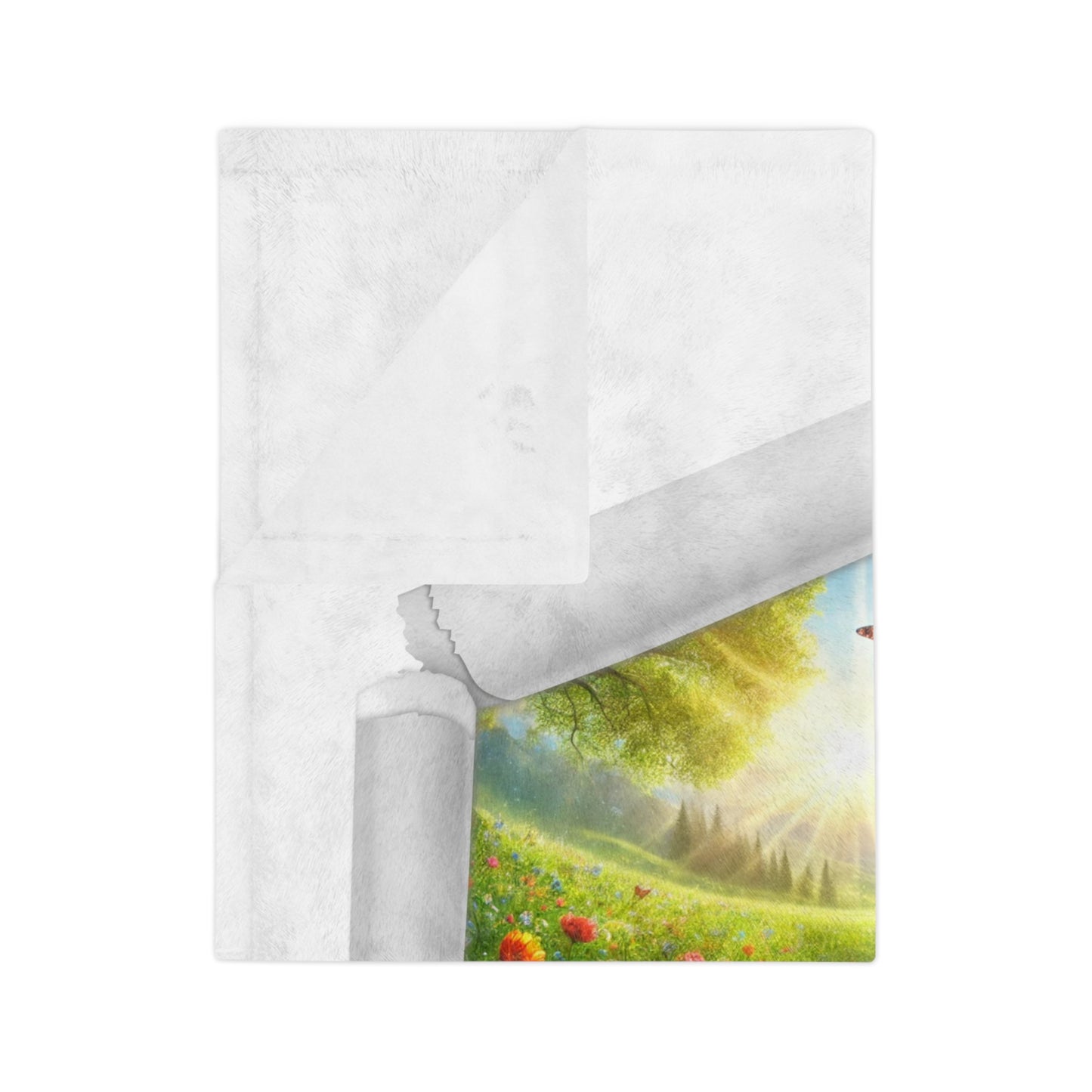 Velveteen Microfiber Blanket - New Creation - 2 Corinthians 5:17