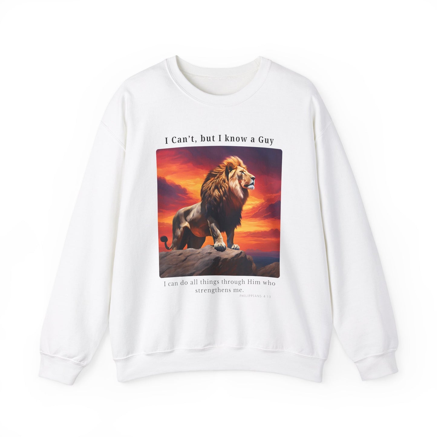 Unisex Heavy Blend™ Crewneck Sweatshirt - Philippians 4:13