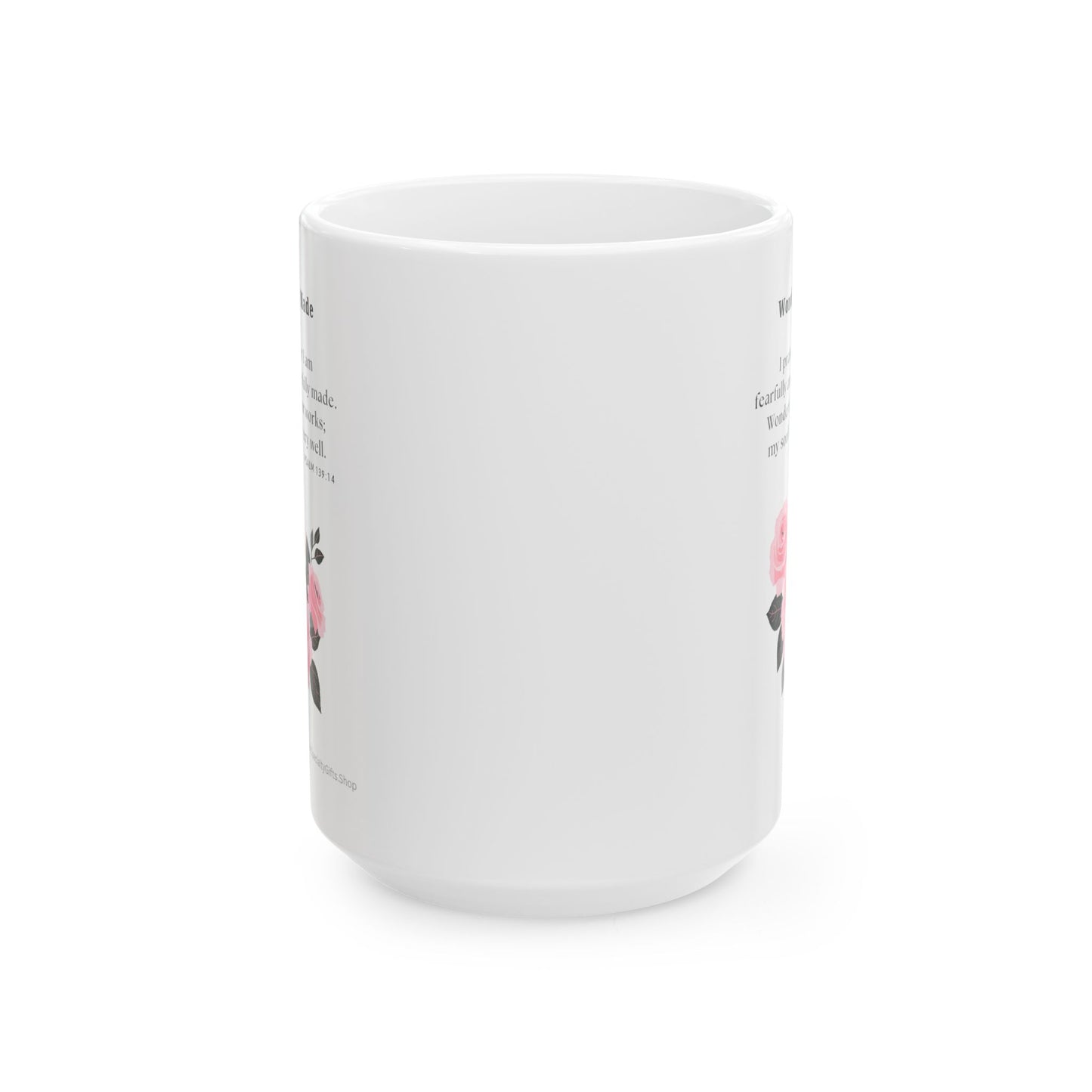 Ceramic Mug, (11oz, 15oz) - Psalm 139:14