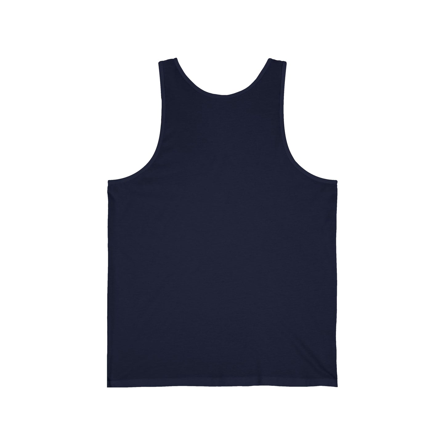 Unisex Jersey Tank - Double Portion - 2 Kings 2:9-12 (White Letters)