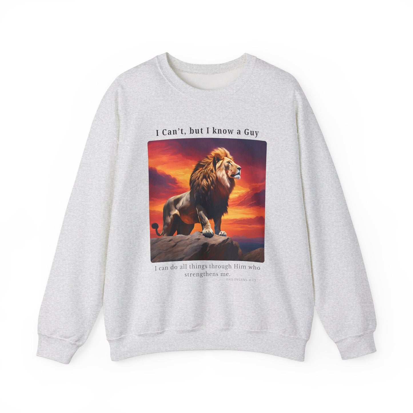 Unisex Heavy Blend™ Crewneck Sweatshirt - Philippians 4:13