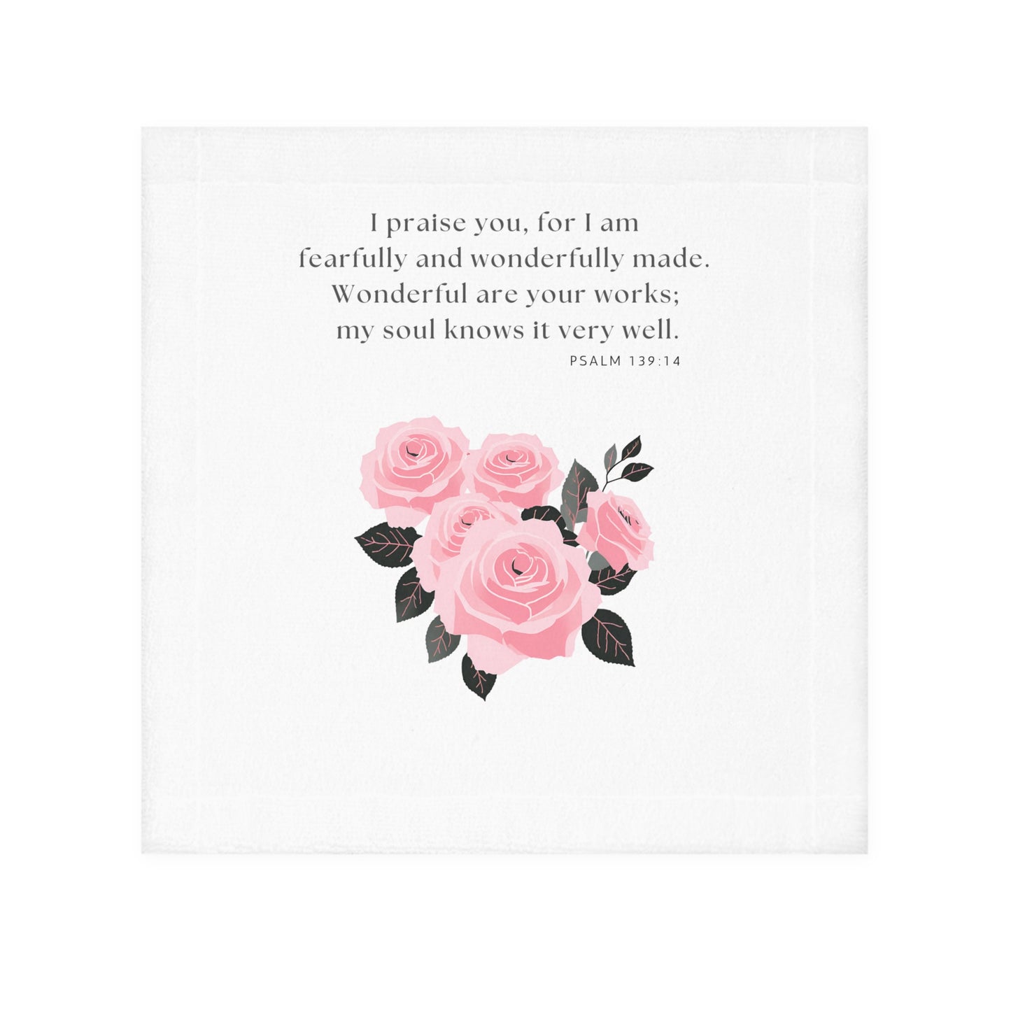 Face Towel - Psalm 139:14