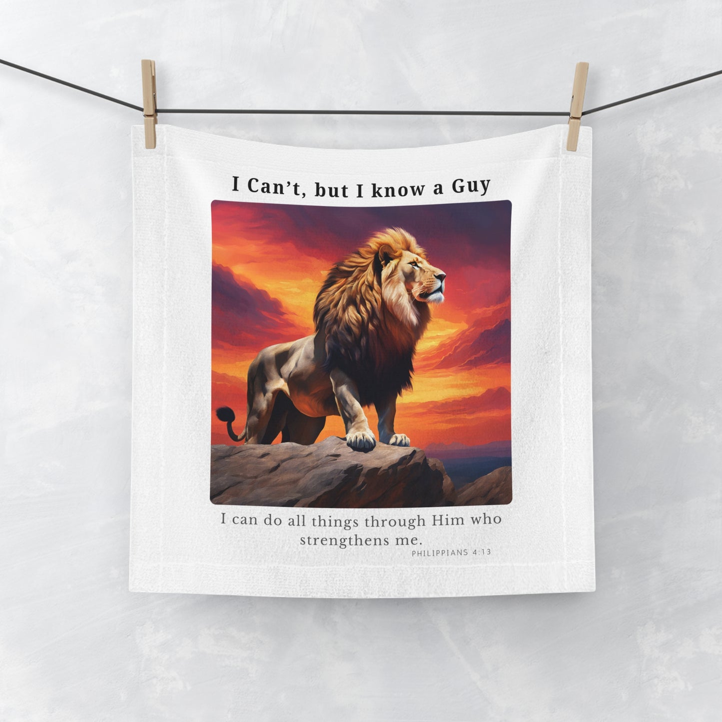 Face Towel - Philippians 4:13