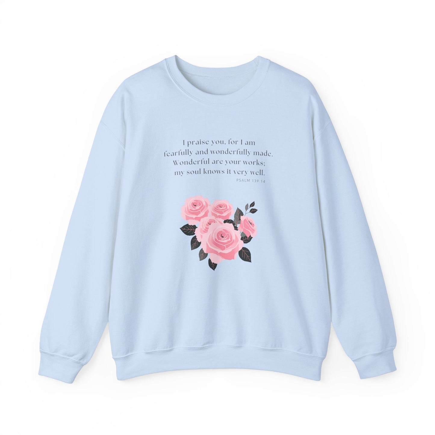 Unisex Heavy Blend™ Crewneck Sweatshirt - Psalm 139:14