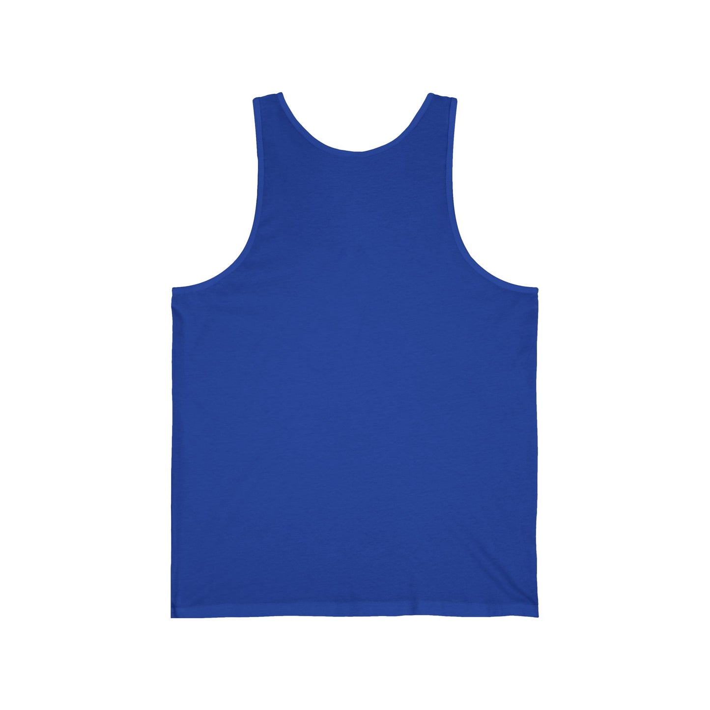 Unisex Jersey Tank - Double Portion - 2 Kings 2:9-12 (White Letters)