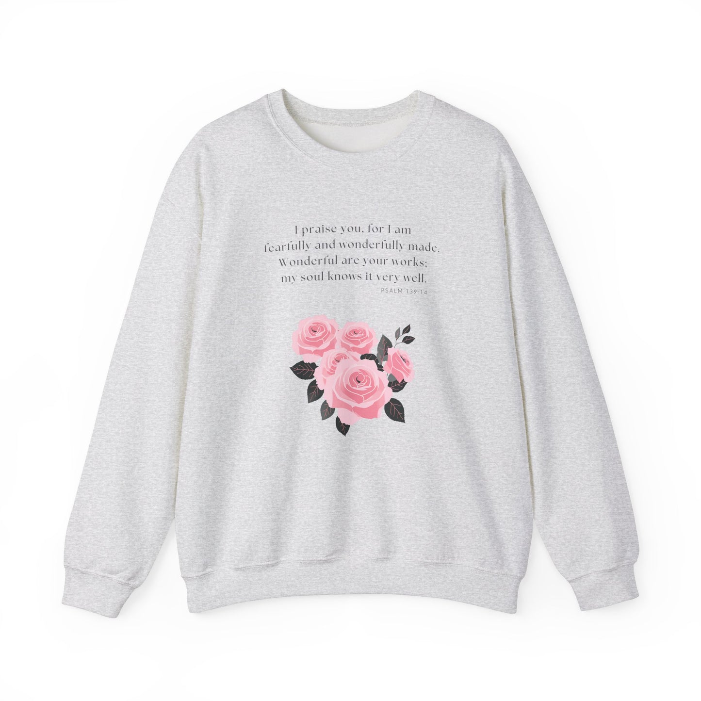 Unisex Heavy Blend™ Crewneck Sweatshirt - Psalm 139:14