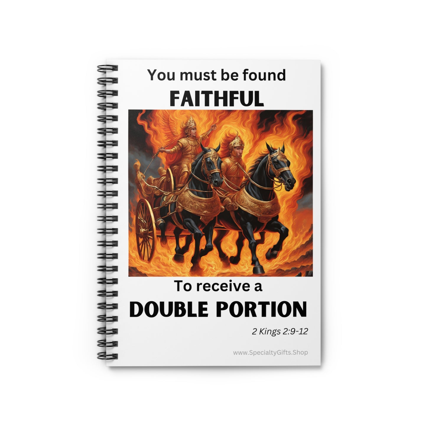 Notebook - Double Portion - 2 Kings 2:9-12