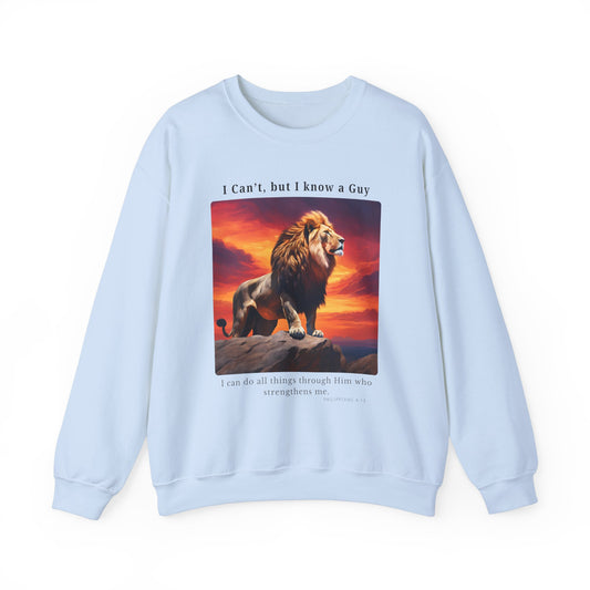 Unisex Heavy Blend™ Crewneck Sweatshirt - Philippians 4:13